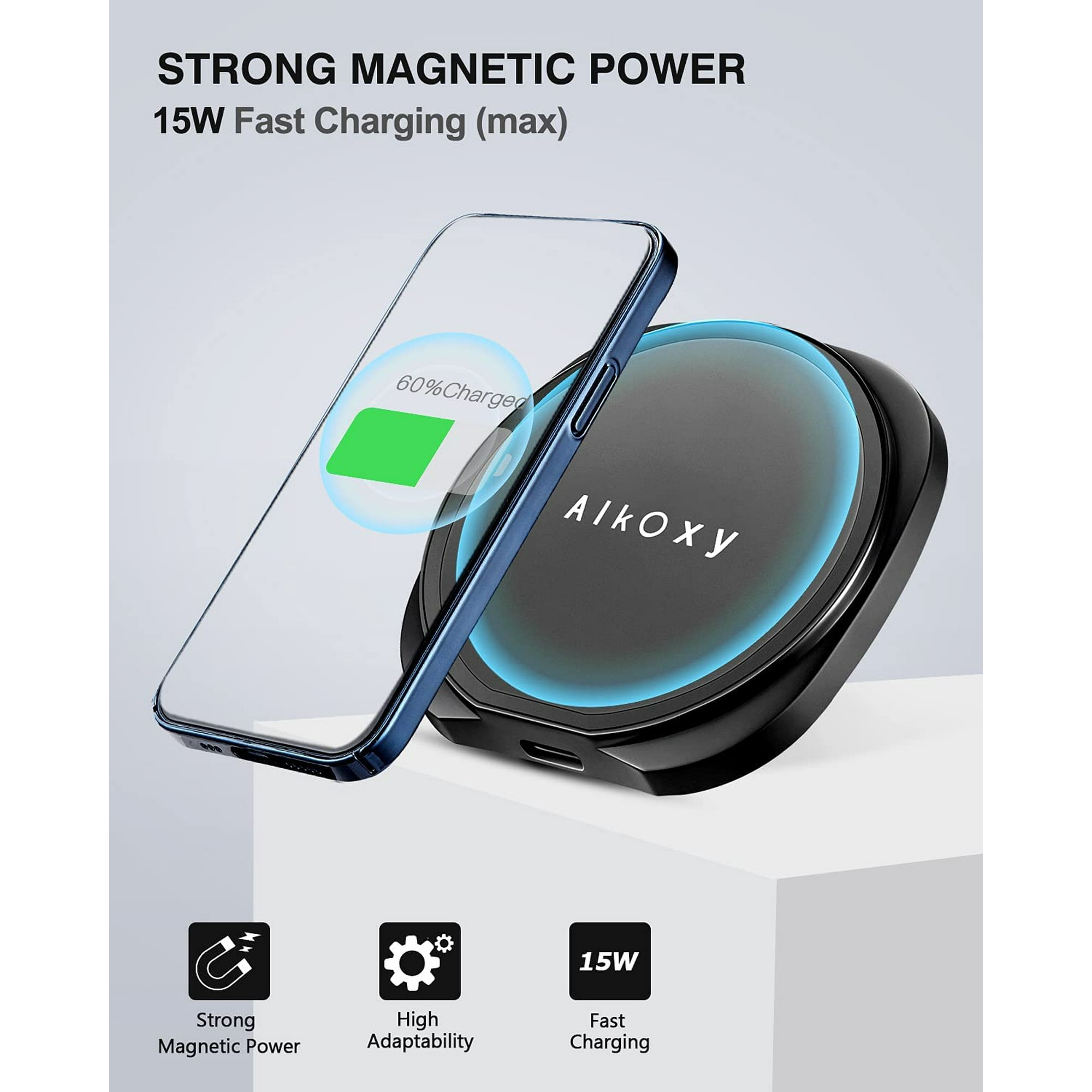 Magnetic Wireless Car Mount Charger for Magsafe Case and iPhone 12/12 Pro/12 Pro Max/12 Mini Fast Charging Air Vent Car Holder Charger Magnetic Wireless Car Mount Charger for Magsafe Case and iPhone 12/12 Pro/12 Pro Max/12 Mini Fast Charging Air Vent Car Holder Charger
